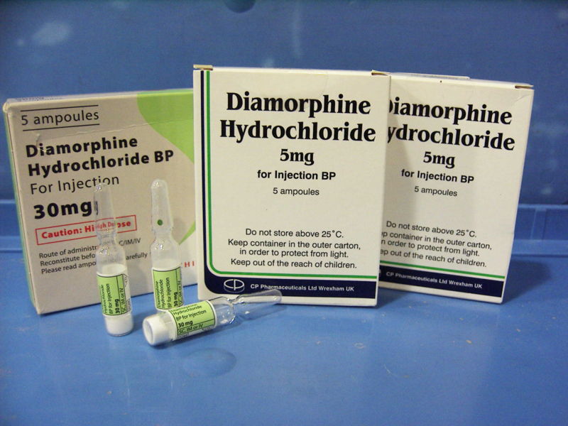diamorphine. Diamorphine_ampoules.
