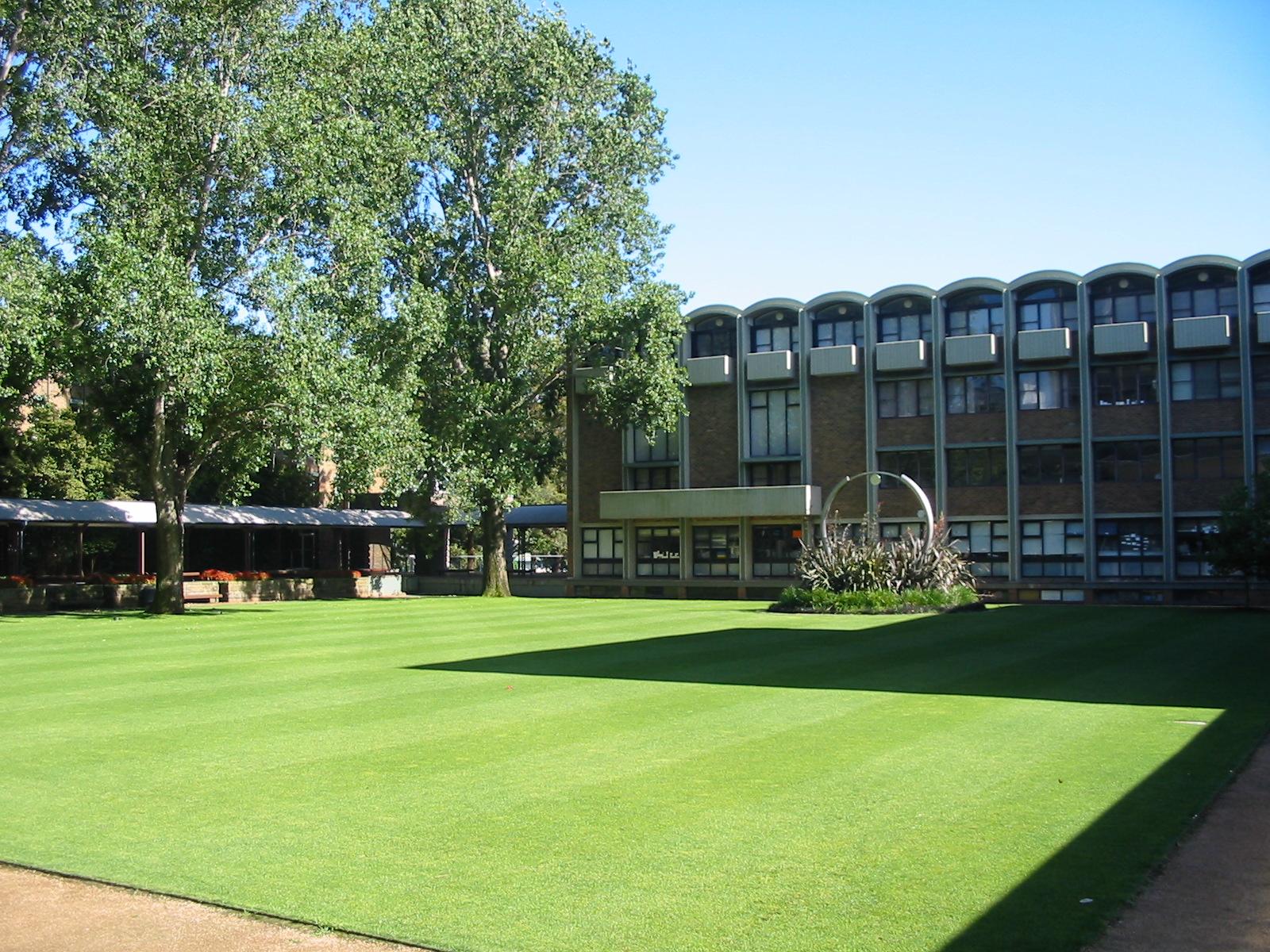 Library Lawn on upper campus