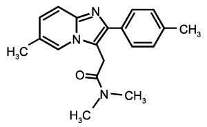 Zolpidem chemical structure