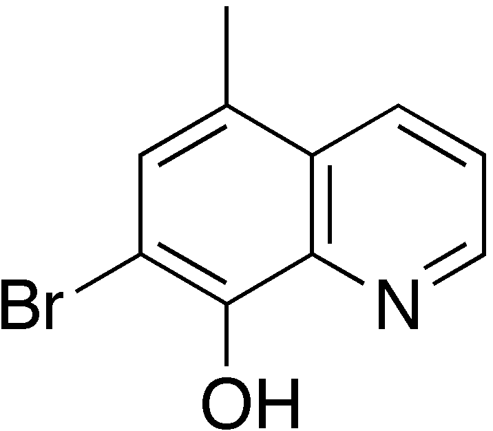 Skeletal formula of tilbroquinol