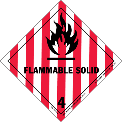 Class 4.1: Flammable Solids