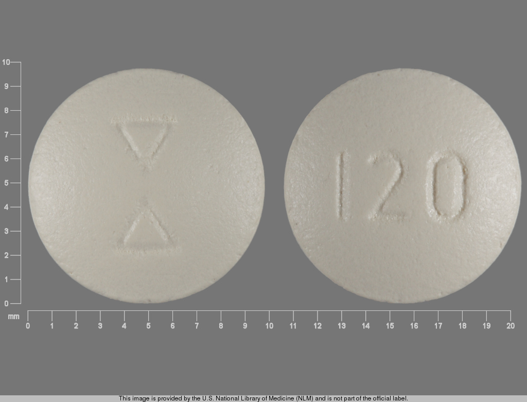 Verapamil 120 mg NDC 0172-4285.jpg