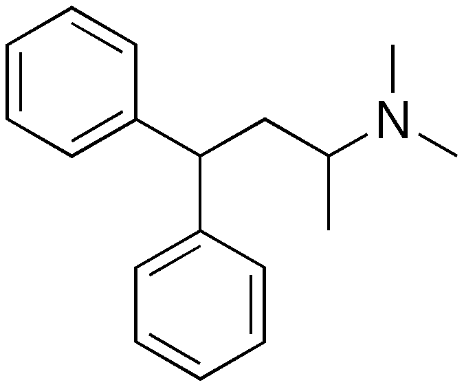 File:Trimethyldiphenylpropylamine.png