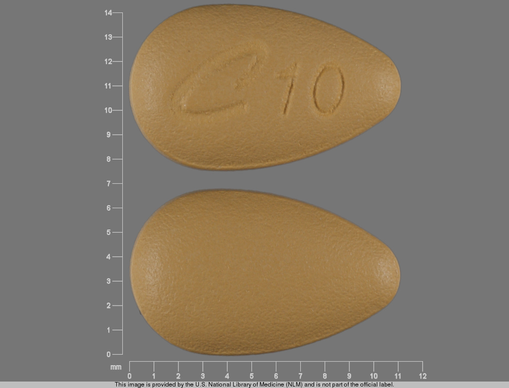 Tadalafil 10 mg NDC 0002-4463.JPG