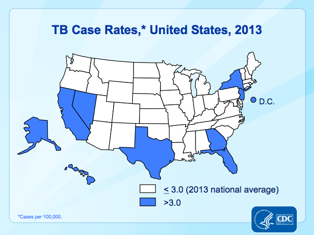 File:TB Case Rates, United States, 2013(2).png