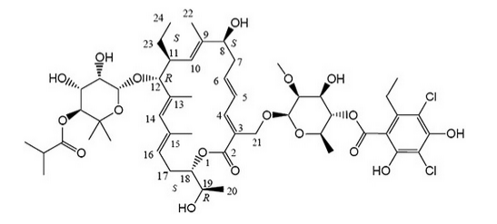 File:Fidaxomicin structure formula.png
