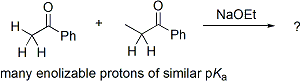 Hypothetical aldol reaction