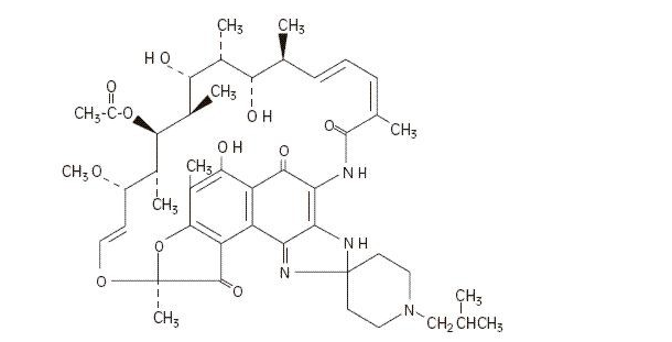 Rifabutin chemical structure.png