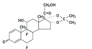 File:Fluocinolone acetonide structure.png
