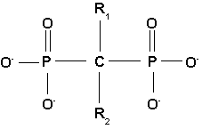 basic structure of bisphosphonates