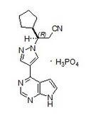 Ruxolitinib chemical structure 2.png