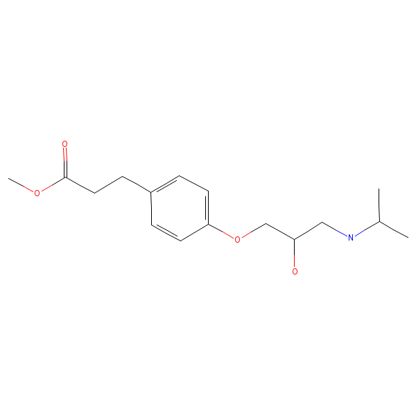 Chemical structure of Esmolol